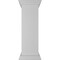 Ekena Millwork 12"W x 40"H Plain Newel Post with Panel, Peaked Capital & Base Trim (Installation kit included) NWL12X40PLP0B0 - alternate 5